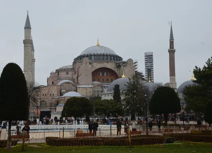 Hagia Sophia and Istanbul's historic Sultanahmet district